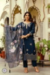 KF 031 Kalaai Viscose Chanderi Kurti With Bottom Dupatta Wholesale Price In Surat